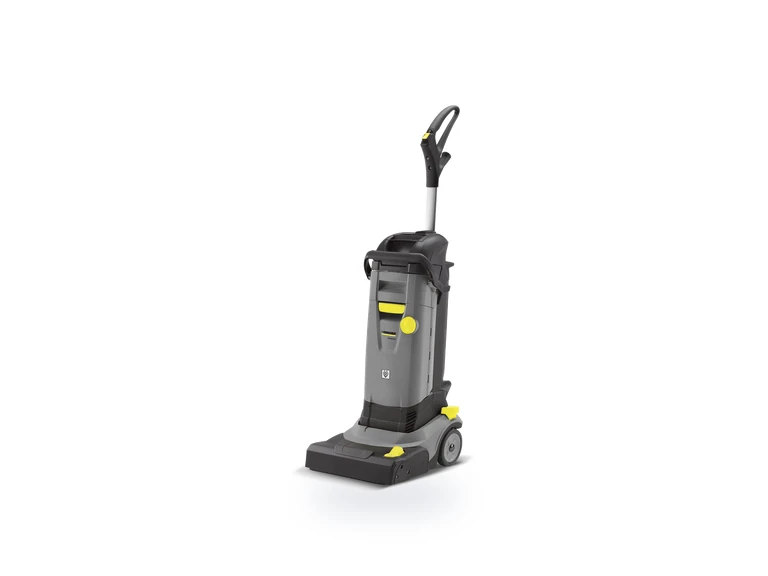 Compact scrubber-drier