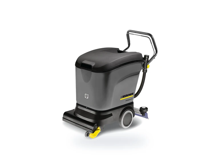 Walk-behind scrubber-drier